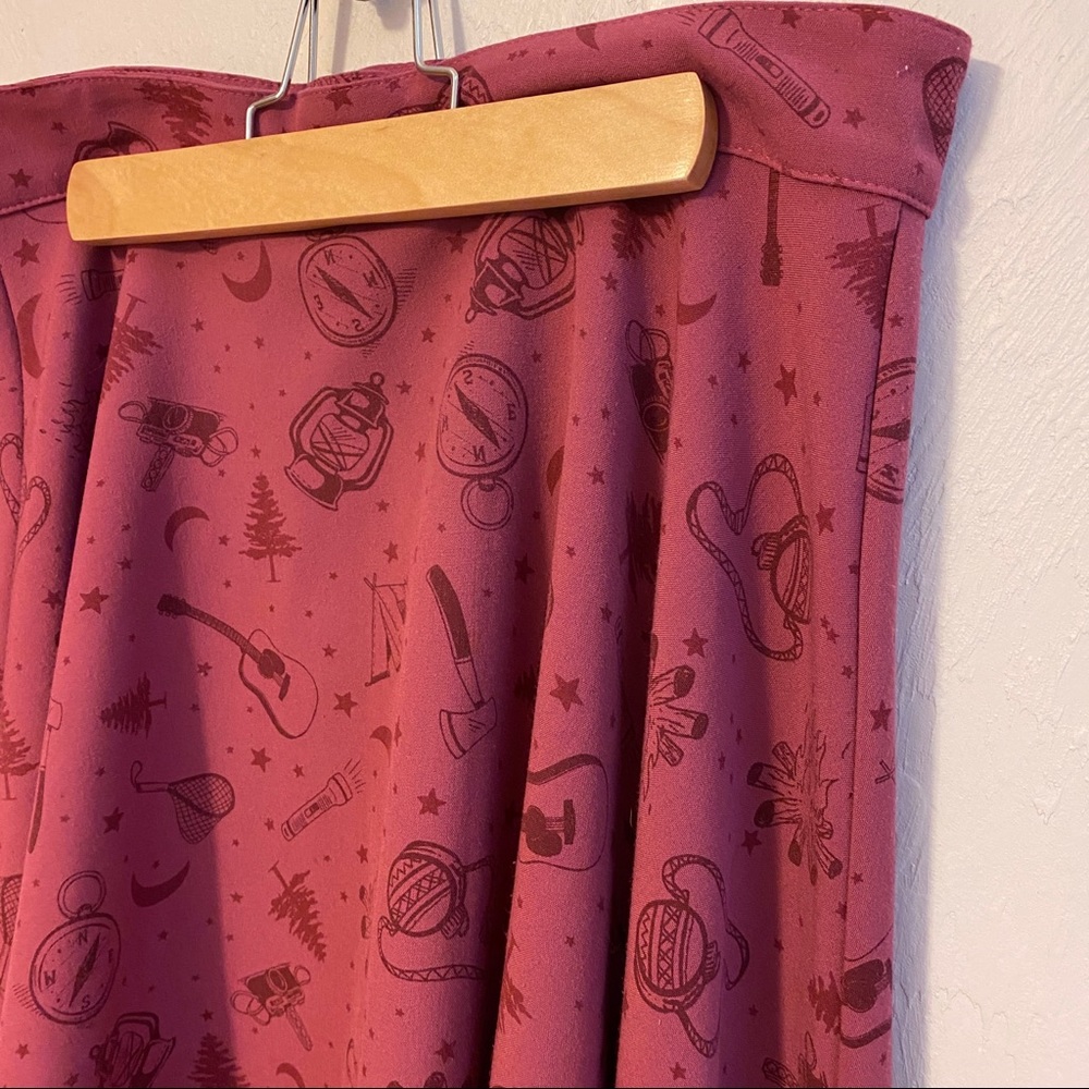 RockSteady Camping Print Skirt